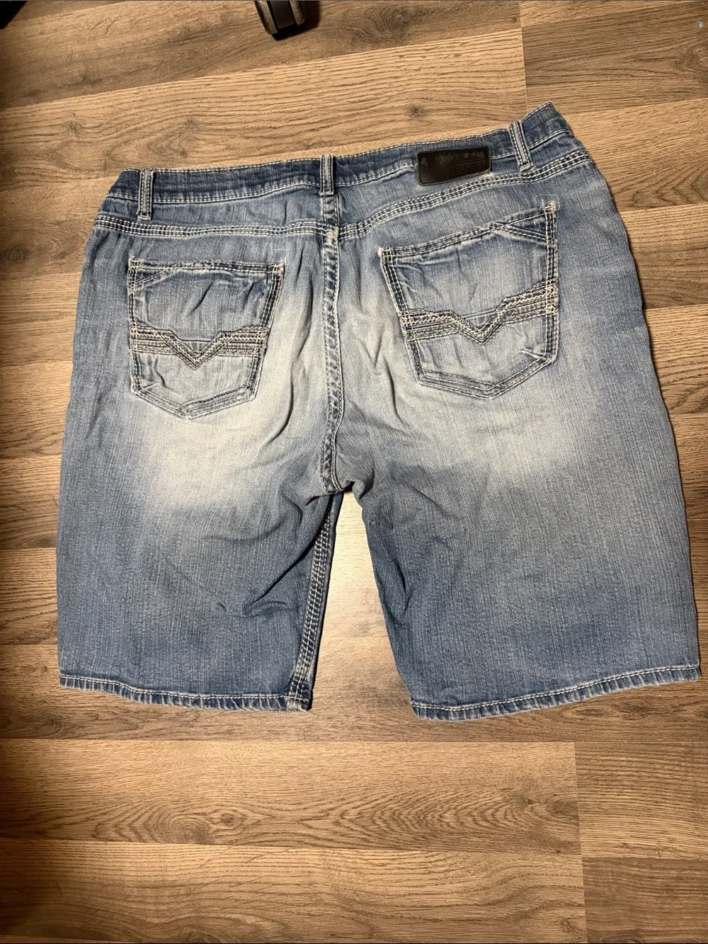 BKE Light Wash Blue Denim Jean Shorts